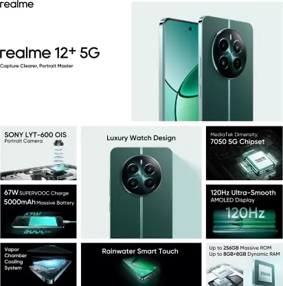 12 5g 1 1 Realme  ने लॉन्च किया नया फोन जाने प्राइस और स्पेसिफिकेशन।